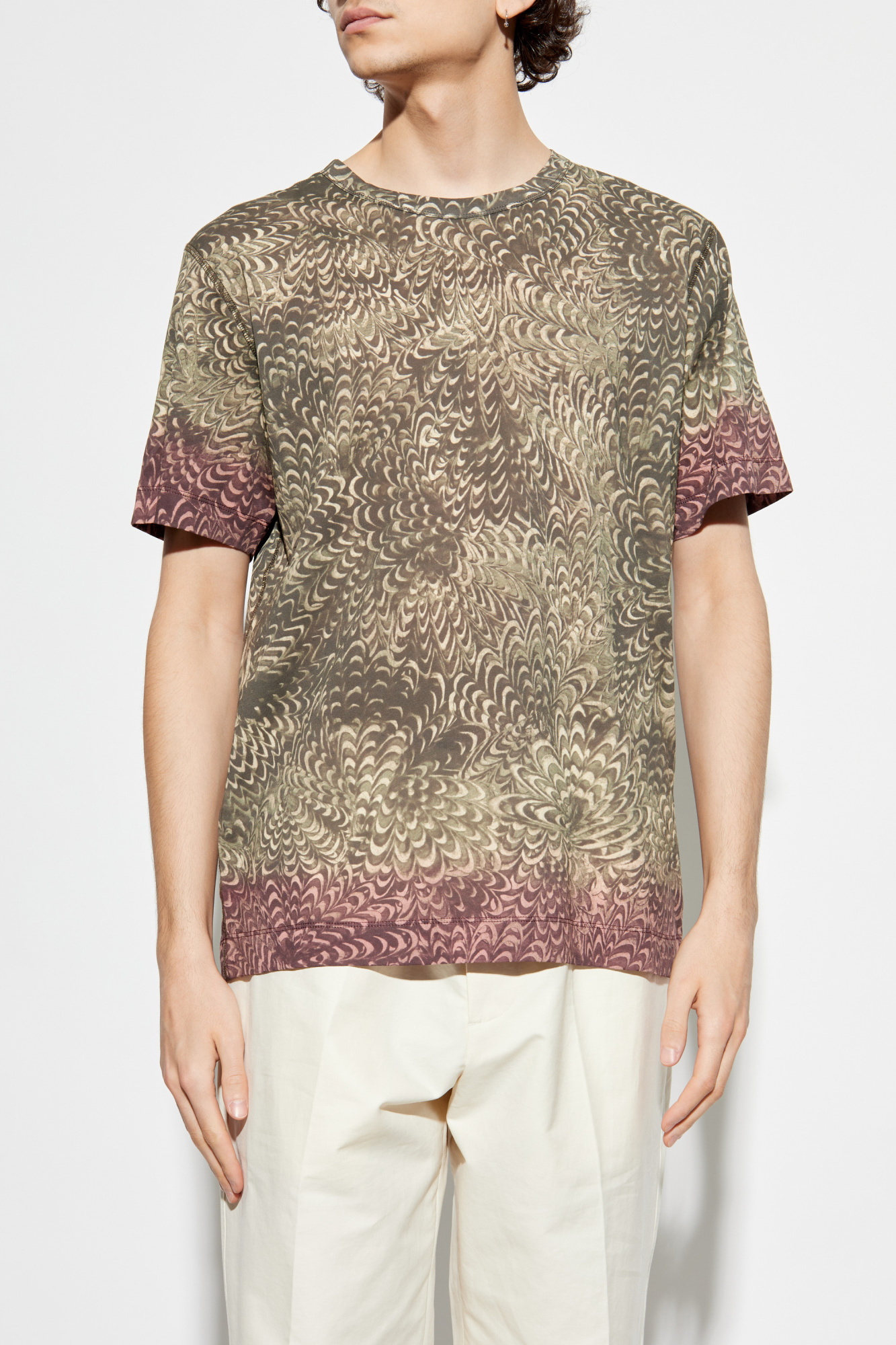 【メーカー再生品】 Patterned Noten Van Dries T-shirt Vitkac | Clothing Men's | トップス